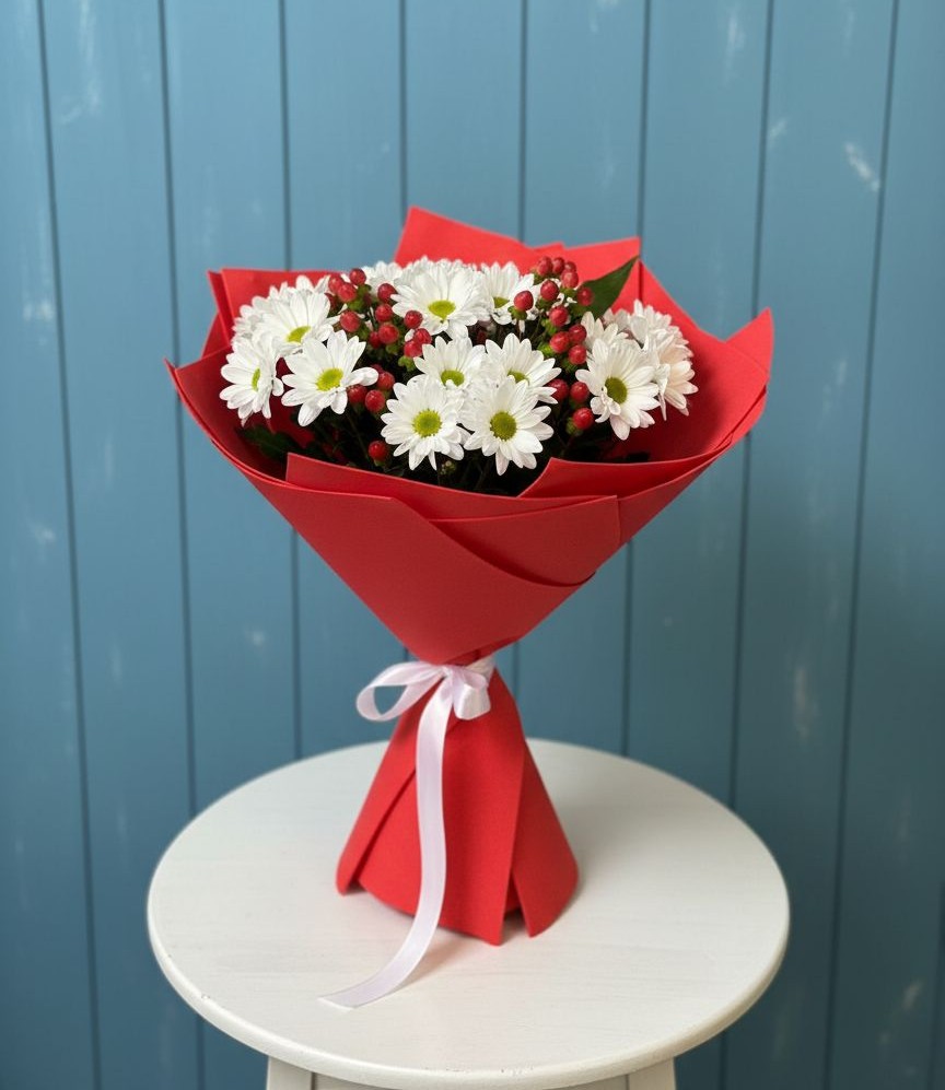 Букет цветов из: Хризантемы в Шаталово