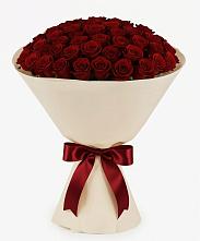 Букет 101 Бордовая роза Блэк Бакарра в Шаталово