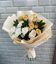 Букет цветов из:  Розы и Хризантемы #REPLACE_PRED# Шаталово