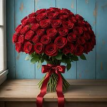 Букет Красные розы Блэк Меджик в Шаталово