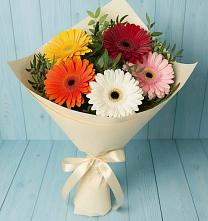 Букет цветов из:  Герберы в Шаталово