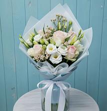 Букет цветов из:  Розы и Лизиантусы #REPLACE_PRED# Шаталово