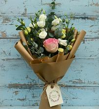 Букет цветов из:  Розы и Лизиантусы #REPLACE_PRED# Шаталово